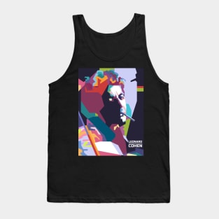 Abstract Cohen in WPAP Popart Tank Top